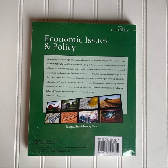 Economic Issues and Policy Paperback textbook by Brux infoapps Brand New 5th Ed - Picture 13 of 14